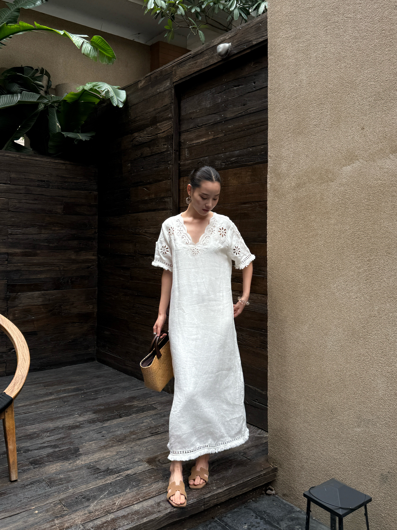 Elegant Simple Style Holiday C - Linen Dress Wrap incelemesi ve fiyatı