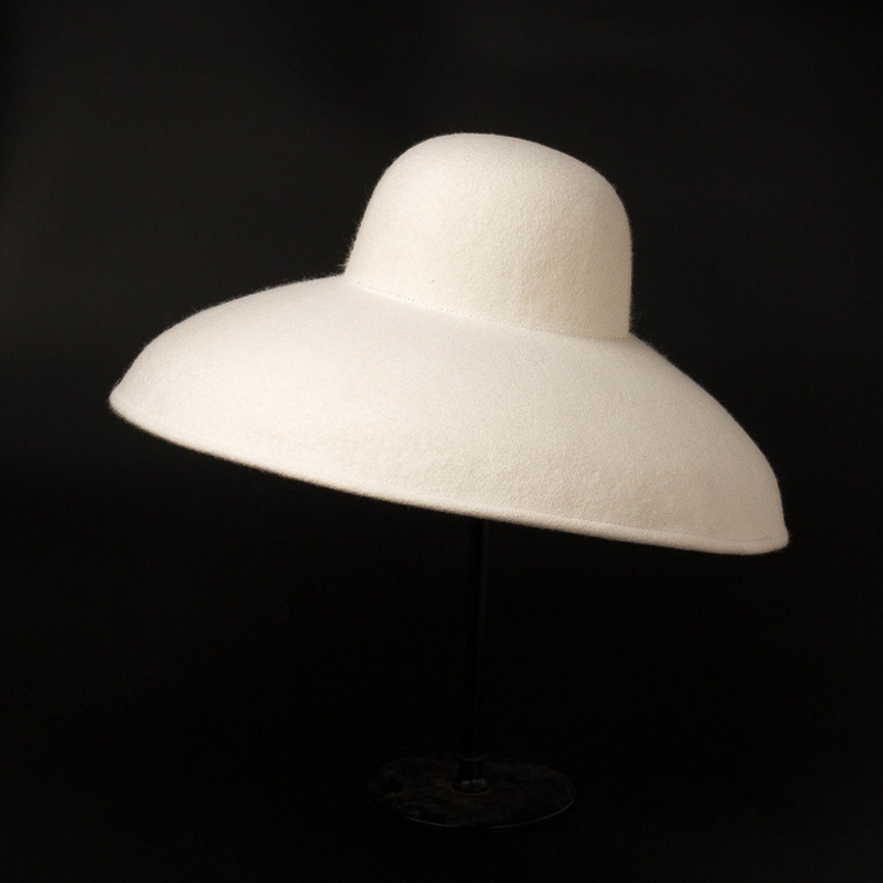 Classical Big Wide Brim Wool F - Hat Floppy Wide incelemesi ve fiyatı