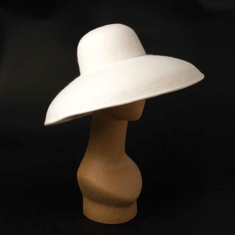 Classical Big Wide Brim Wool F - Hat Floppy Wide incelemesi ve fiyatı