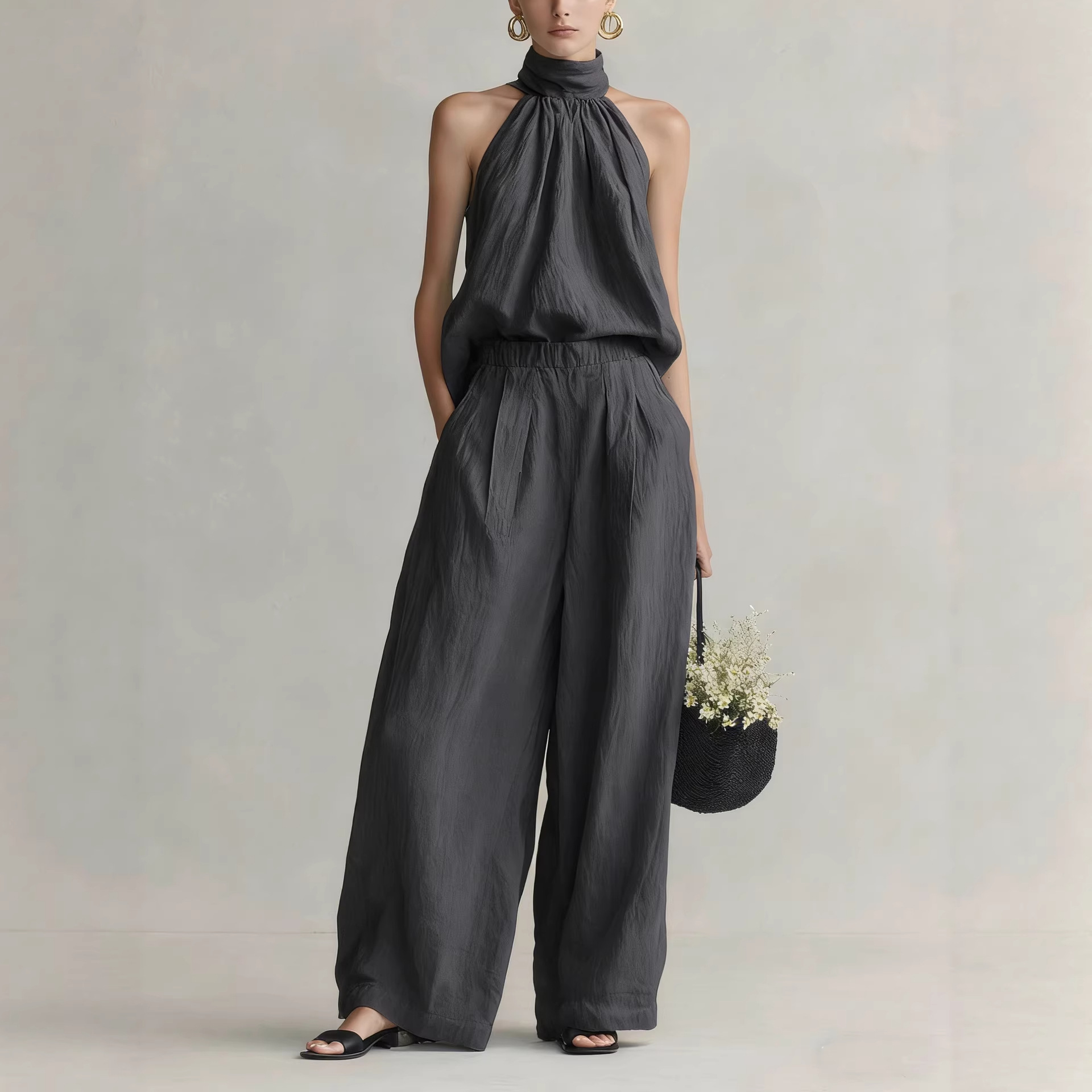 Women's 2026 Summer New Style  - Linen Pant Wide incelemesi ve fiyatı