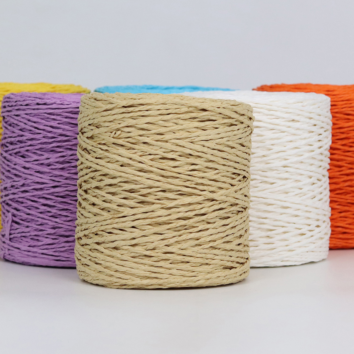100g Raffia Straw Yarn Handmad - Crochet Bag Raffia incelemesi ve fiyatı