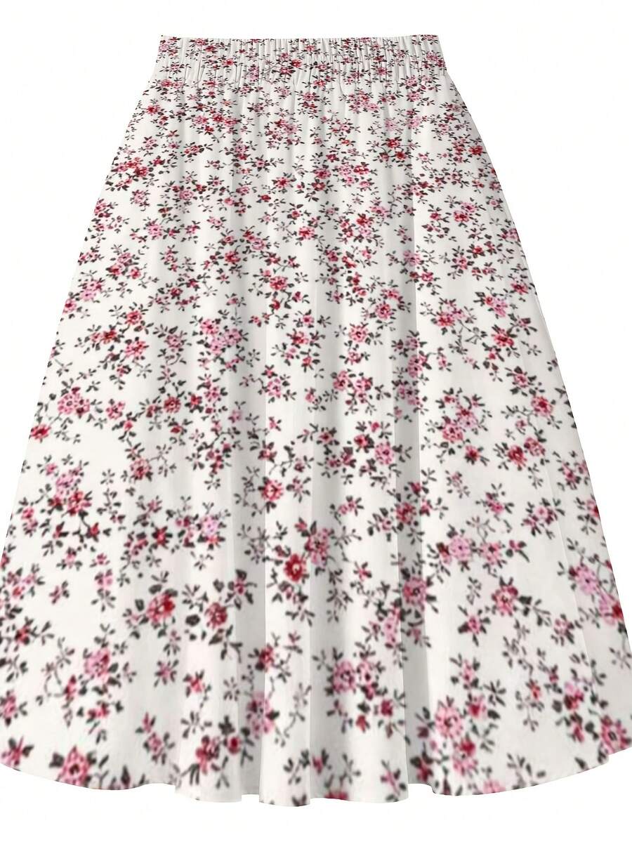 Oversized Floral Midi Skirt Pi - Midi Skirt Floral incelemesi ve fiyatı