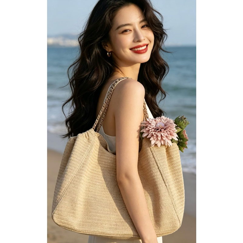 Chain Raffia 2026 Summer Beach - Tote Bag Beach incelemesi ve fiyatı