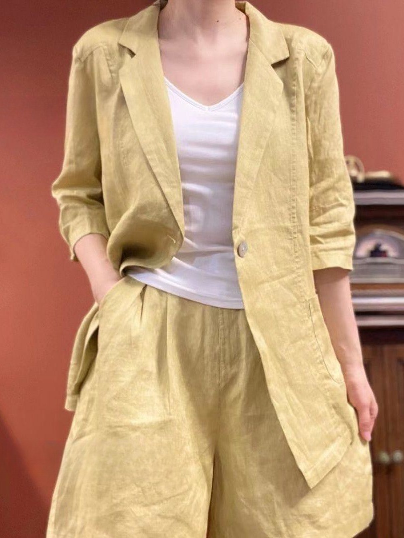 Slimming Wide Leg Short Pants  - Linen Pant Wide incelemesi ve fiyatı