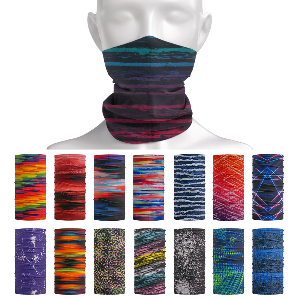 Tie-Dye Stripes Pattern Neckch - Headband Summer Knit incelemesi ve fiyatı