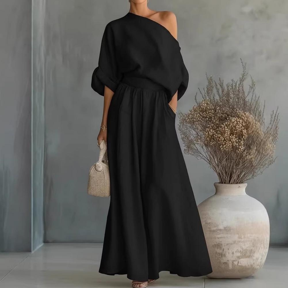 Women Blouse Pants Set Elegant - Blouse Off Shoulder incelemesi ve fiyatı