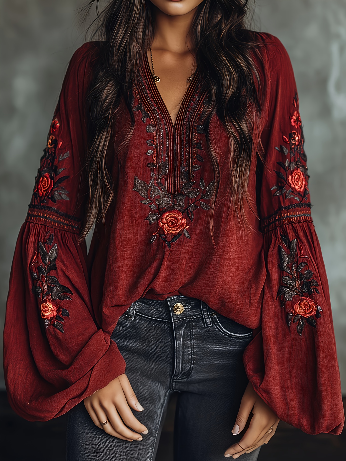 Women‘s Spring Blouse Retro Em - Blouse Off Shoulder incelemesi ve fiyatı
