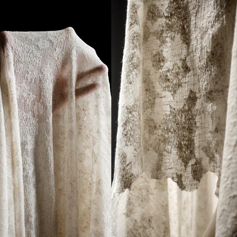 Distressed Vintage Textured Co - Linen Dress Wrap incelemesi ve fiyatı