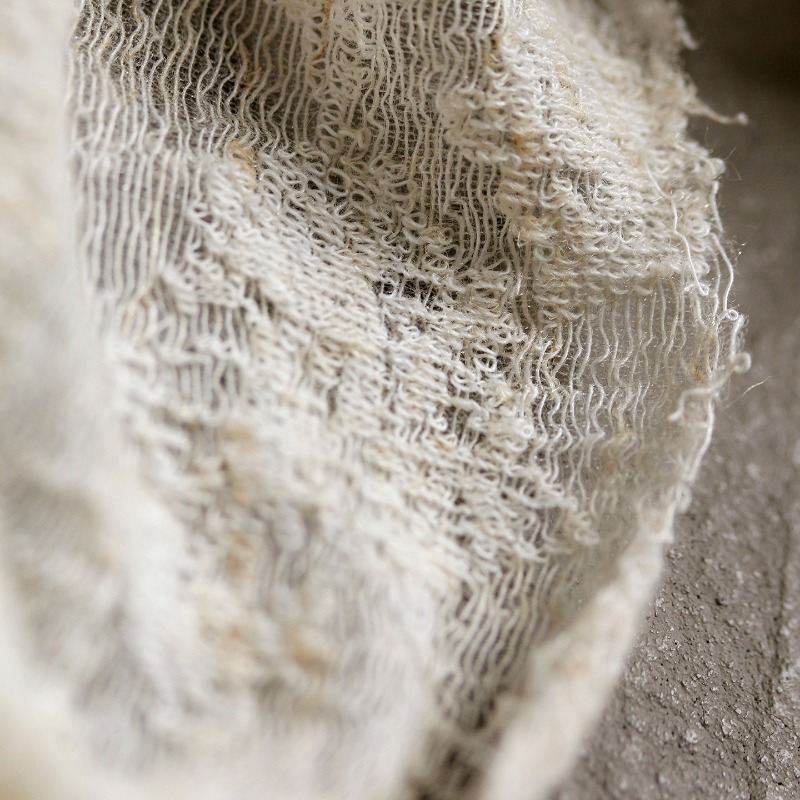 Distressed Vintage Textured Co - Linen Dress Wrap incelemesi ve fiyatı