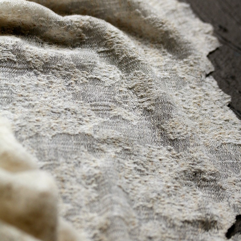 Distressed Vintage Textured Co - Linen Dress Wrap incelemesi ve fiyatı