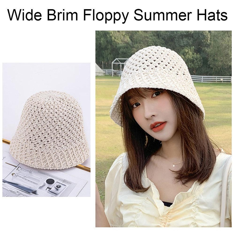 New Girls Sun Hat Wide Brim Fl - Hat Floppy Wide incelemesi ve fiyatı
