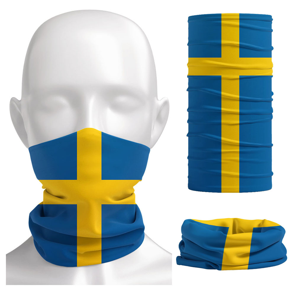 Sweden Flag Printed Bandana He - Headband Summer Knit incelemesi ve fiyatı