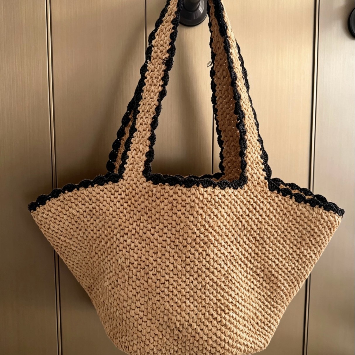 NEW raffia bow crochet handwov - Crochet Bag Raffia incelemesi ve fiyatı
