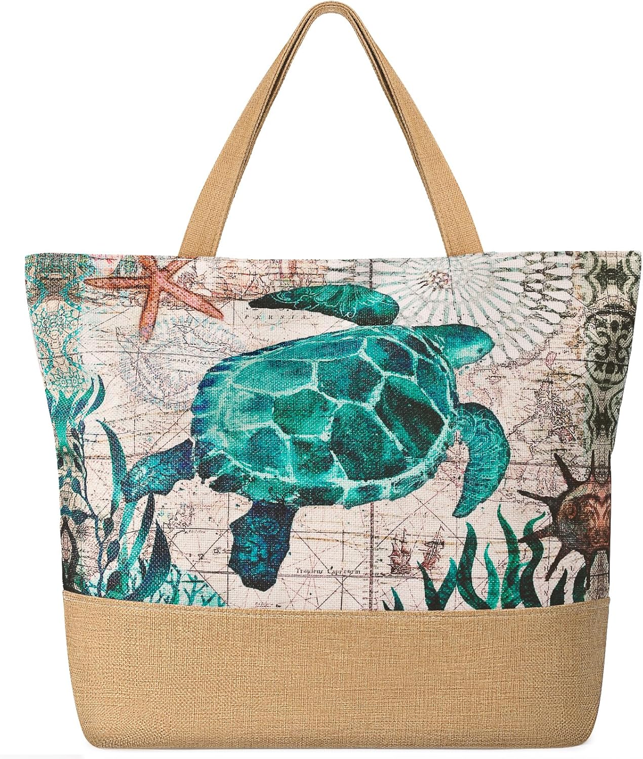 Large Beach Bag for Women with - Tote Bag Beach incelemesi ve fiyatı