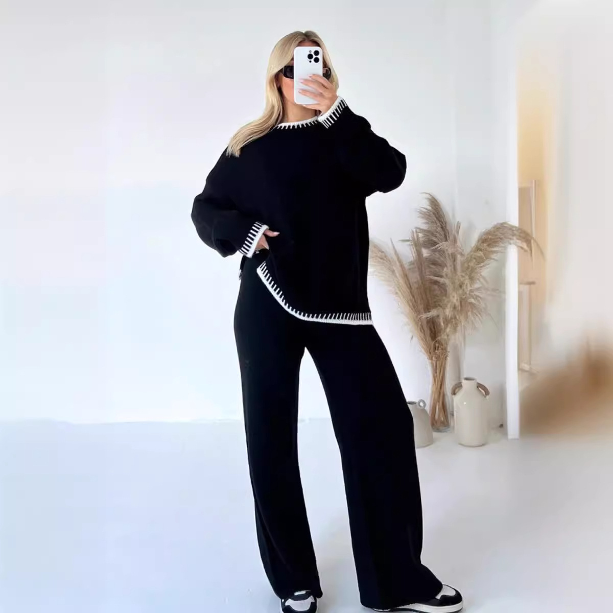 Women Wide Leg Pant Sets Two P - Linen Pant Wide incelemesi ve fiyatı