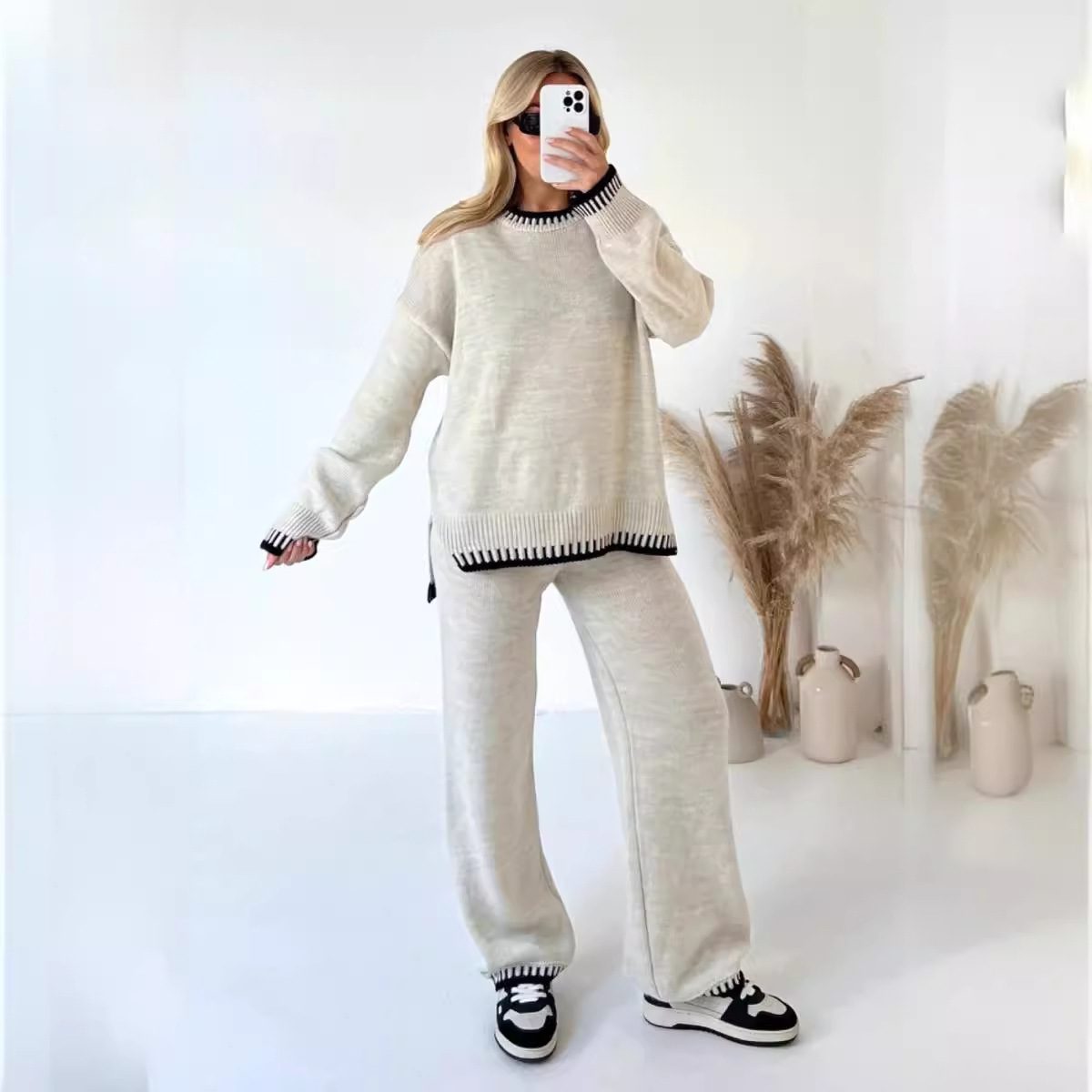 Women Wide Leg Pant Sets Two P - Linen Pant Wide incelemesi ve fiyatı