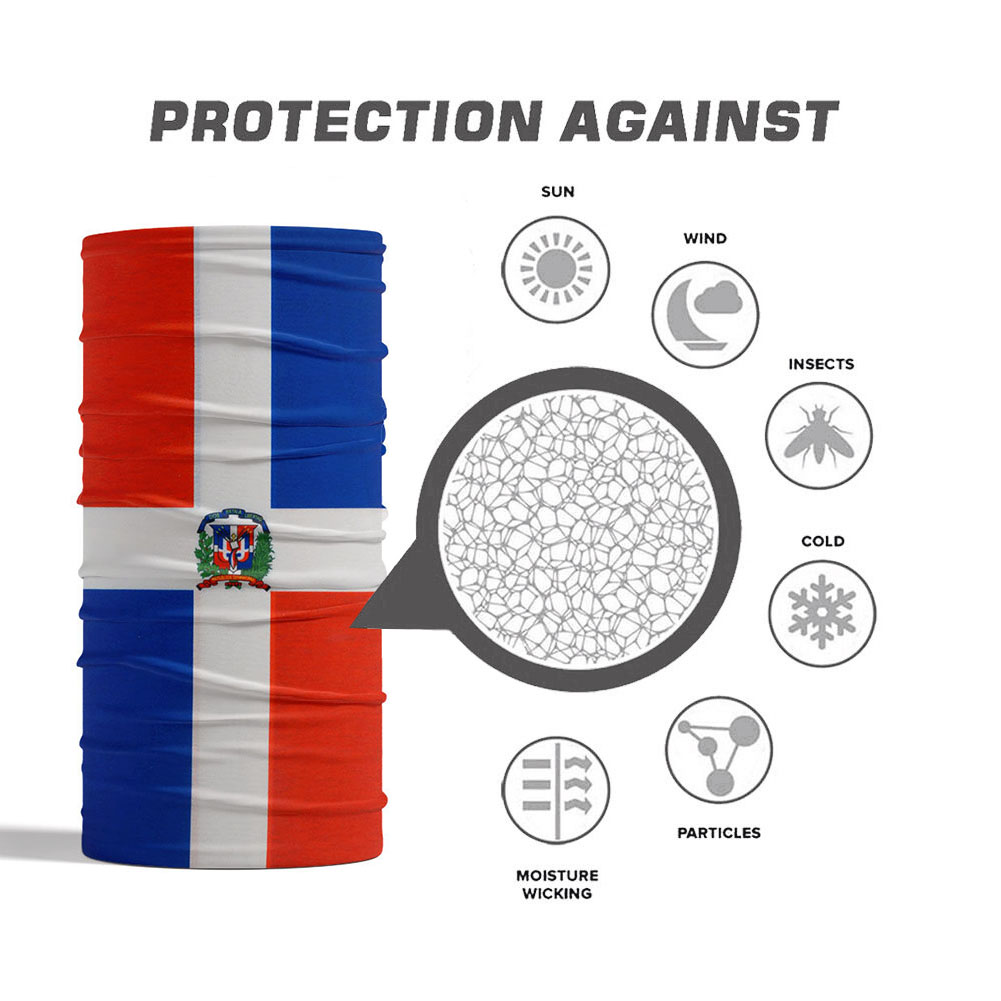 Dominica National Flag Bandana - Headband Summer Knit incelemesi ve fiyatı
