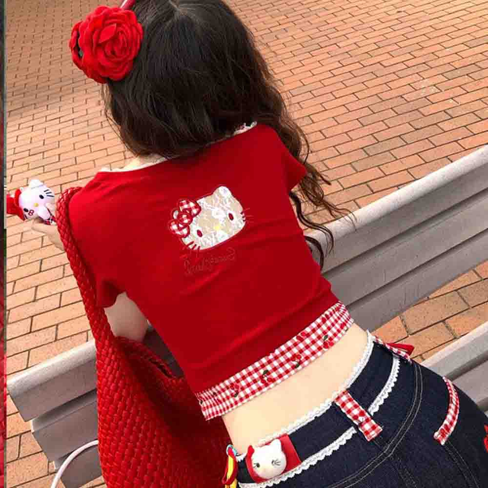Hello Kitties Summer Women's S - Blouse Off Shoulder incelemesi ve fiyatı