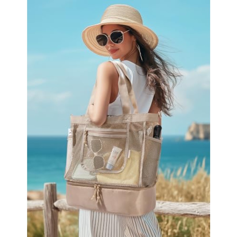 BAGSMART Beach Bag for Women M - Tote Bag Beach incelemesi ve fiyatı