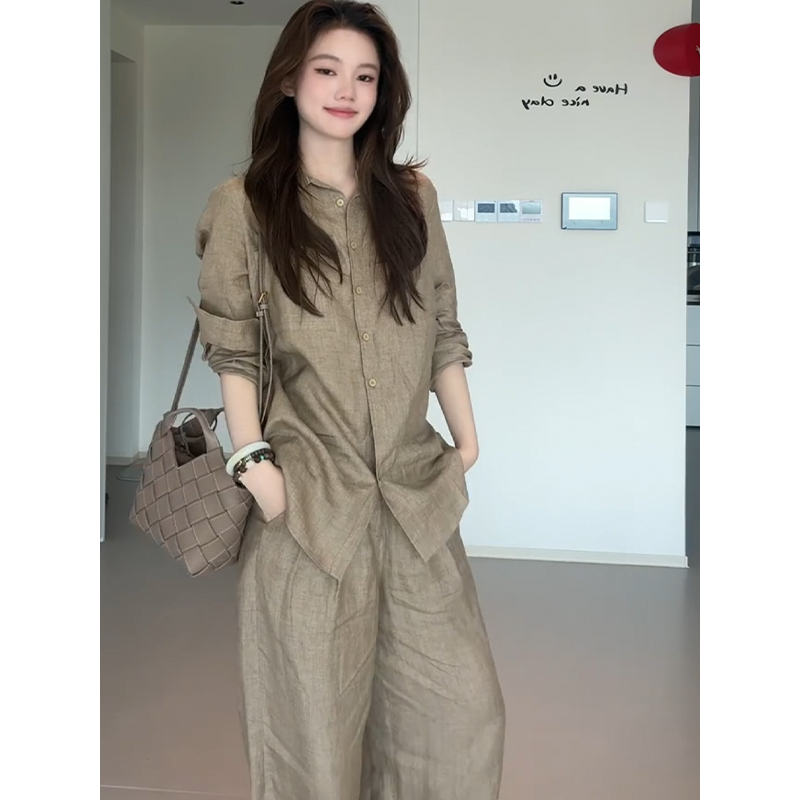 High-End Cotton Linen Blend Wo - Linen Pant Wide incelemesi ve fiyatı