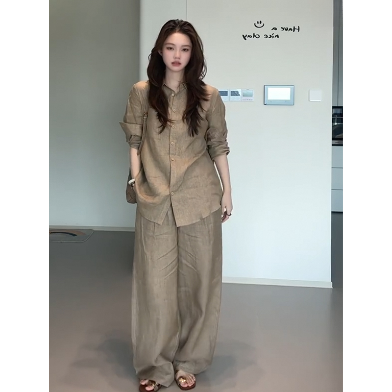 High-End Cotton Linen Blend Wo - Linen Pant Wide incelemesi ve fiyatı