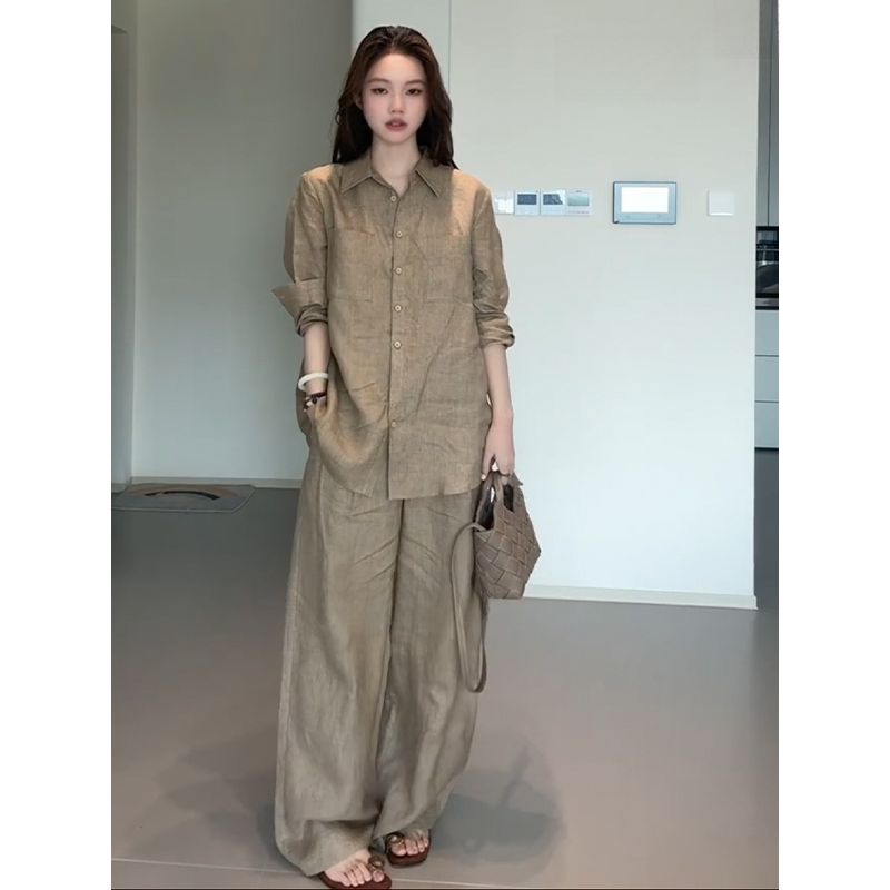 High-End Cotton Linen Blend Wo - Linen Pant Wide incelemesi ve fiyatı