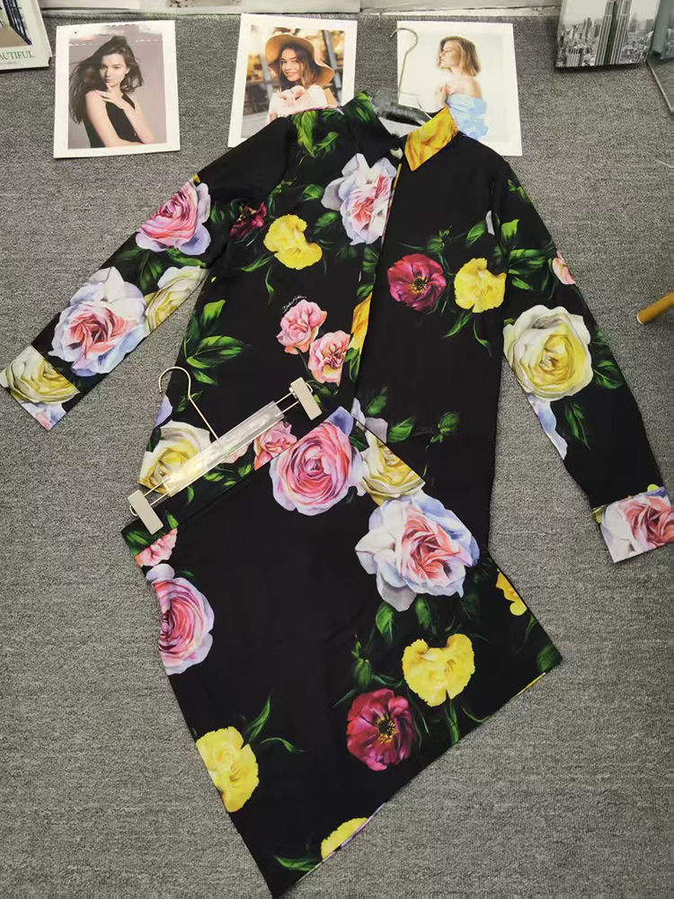 Retro flower print long-sleeve - Romper Floral Print incelemesi ve fiyatı