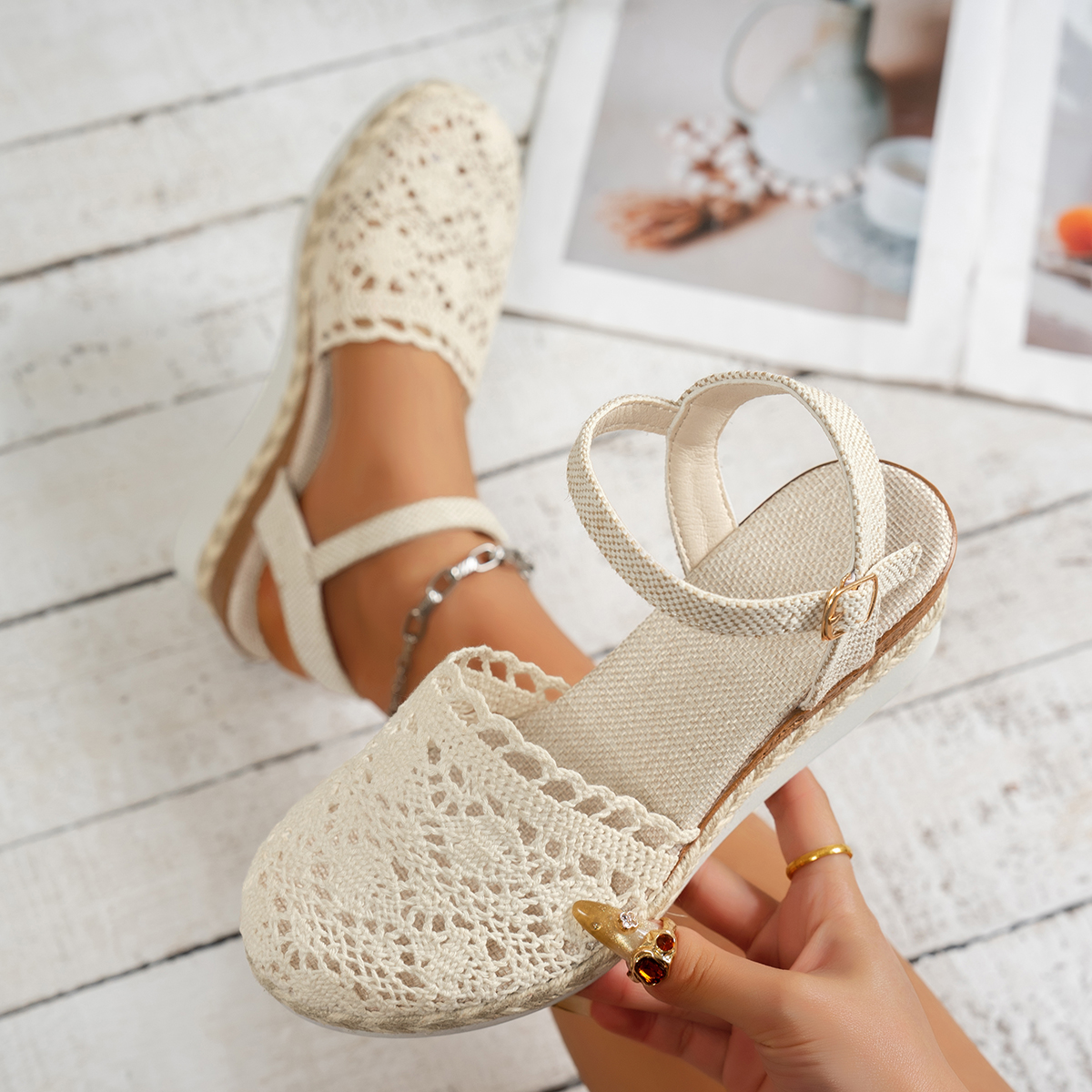 Women Wedge Sandals 2025 Summe - Wedge Espadrille Women incelemesi ve fiyatı