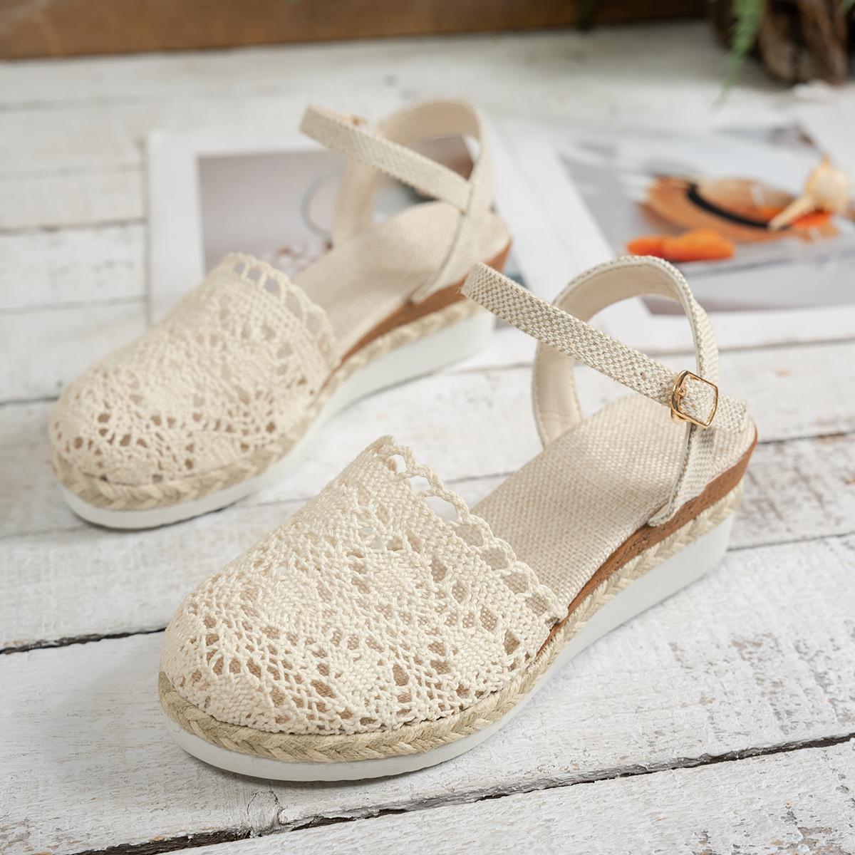 Women Wedge Sandals 2025 Summe - Wedge Espadrille Women incelemesi ve fiyatı