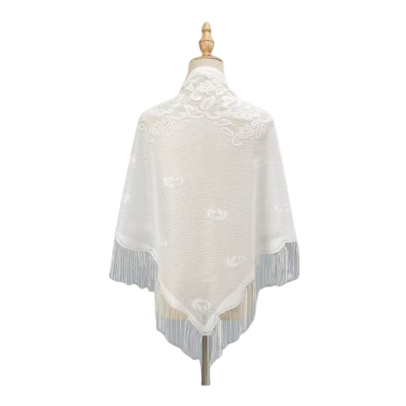 Floral Lace Shawl Wrap Women E - Kimono Sheer Floral incelemesi ve fiyatı