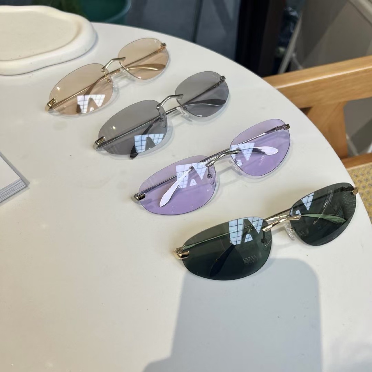 UV400 Rimless Shades, Cat Eye  - Sunglasses Cat Eye incelemesi ve fiyatı