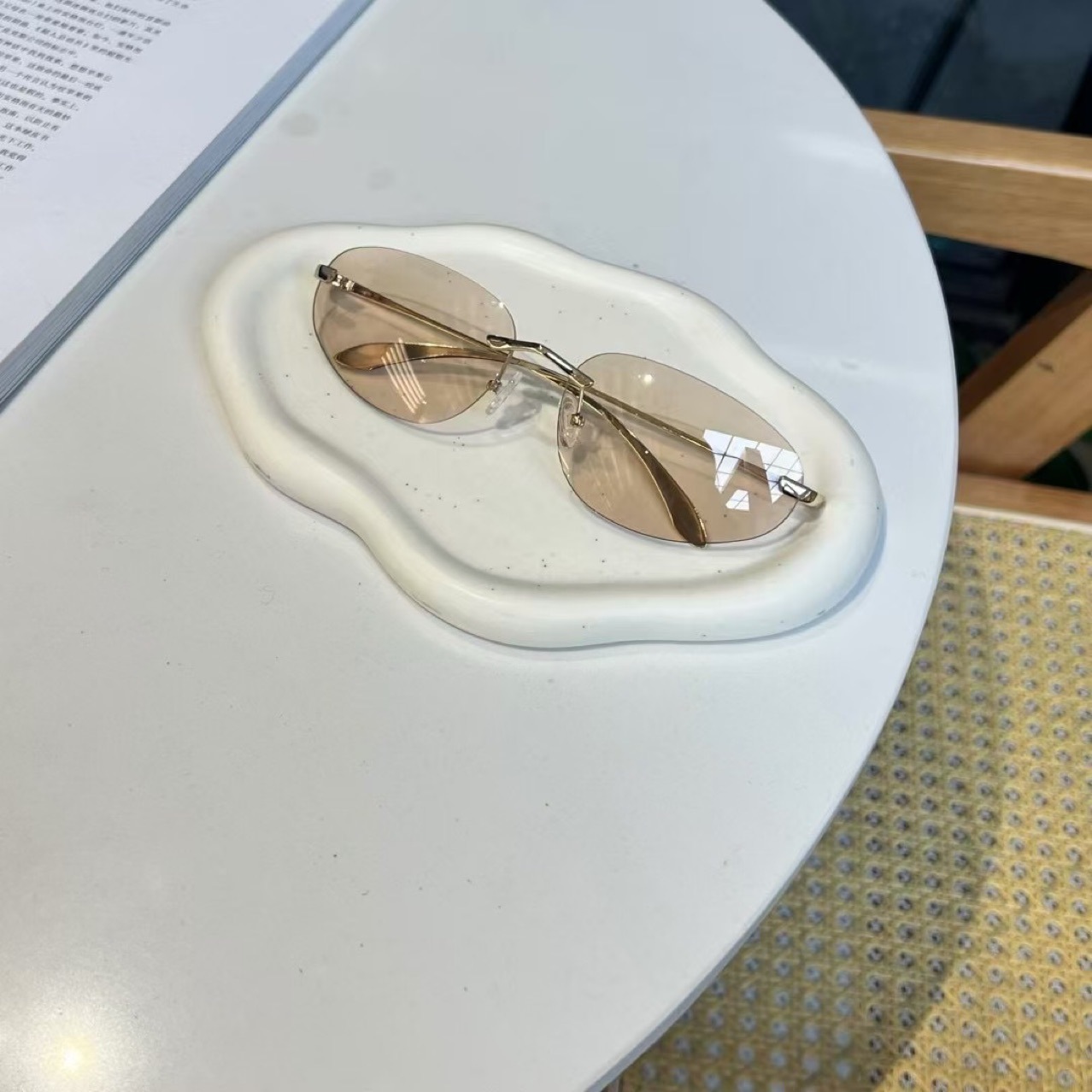 UV400 Rimless Shades, Cat Eye  - Sunglasses Cat Eye incelemesi ve fiyatı