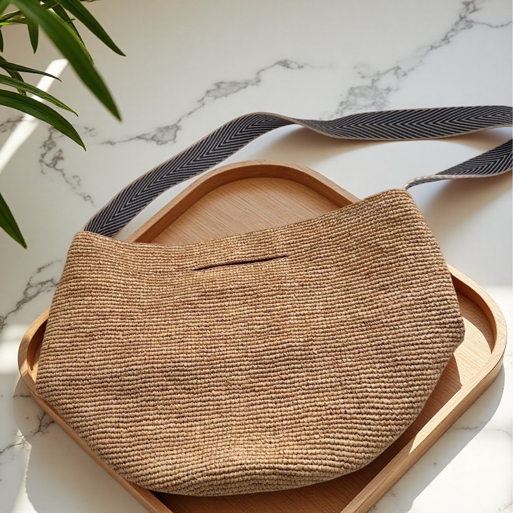New Raffia Rainbow Bucket Bag  - Crochet Bag Raffia incelemesi ve fiyatı