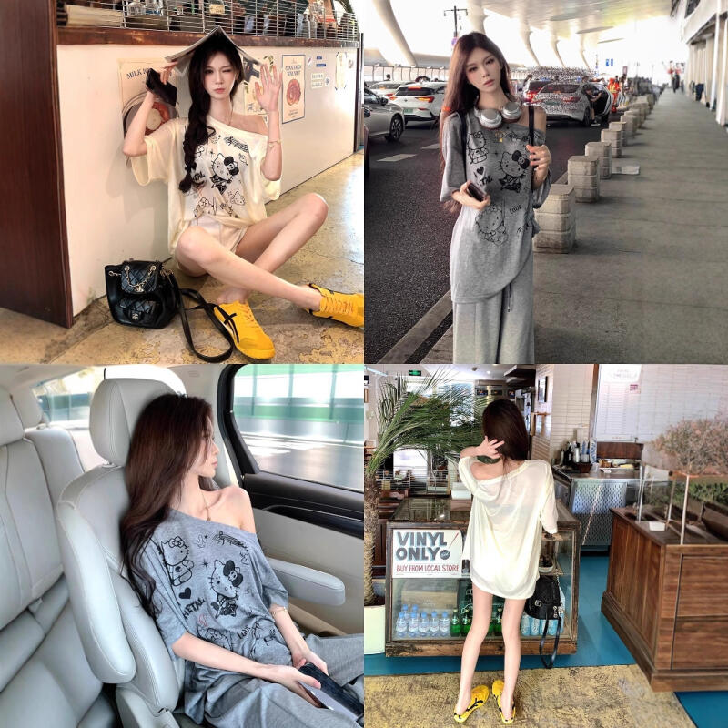 Sun Protection Blouse Hello Ki - Blouse Off Shoulder incelemesi ve fiyatı