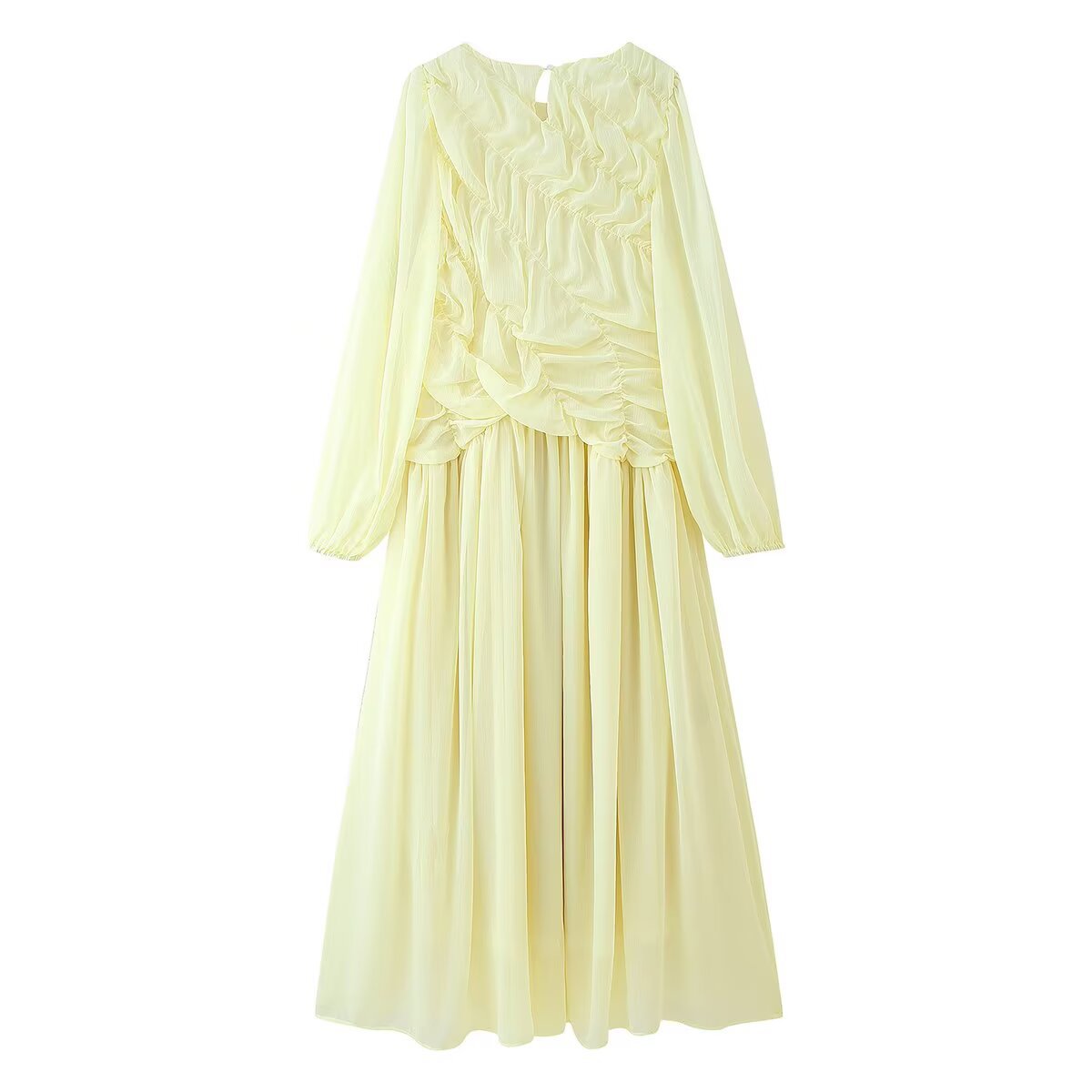 Autumn Long Sleeve Dresses 202 - Linen Dress Wrap incelemesi ve fiyatı