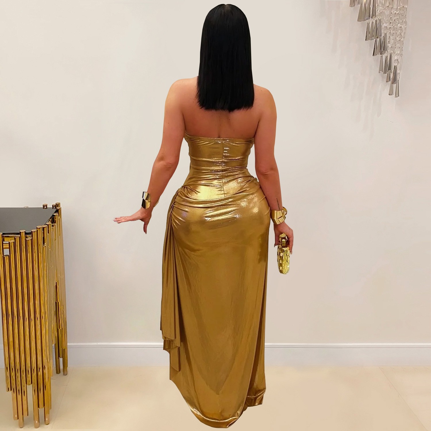 Wedding Guest Dress Evening Ha - Maxi Dress Halter incelemesi ve fiyatı