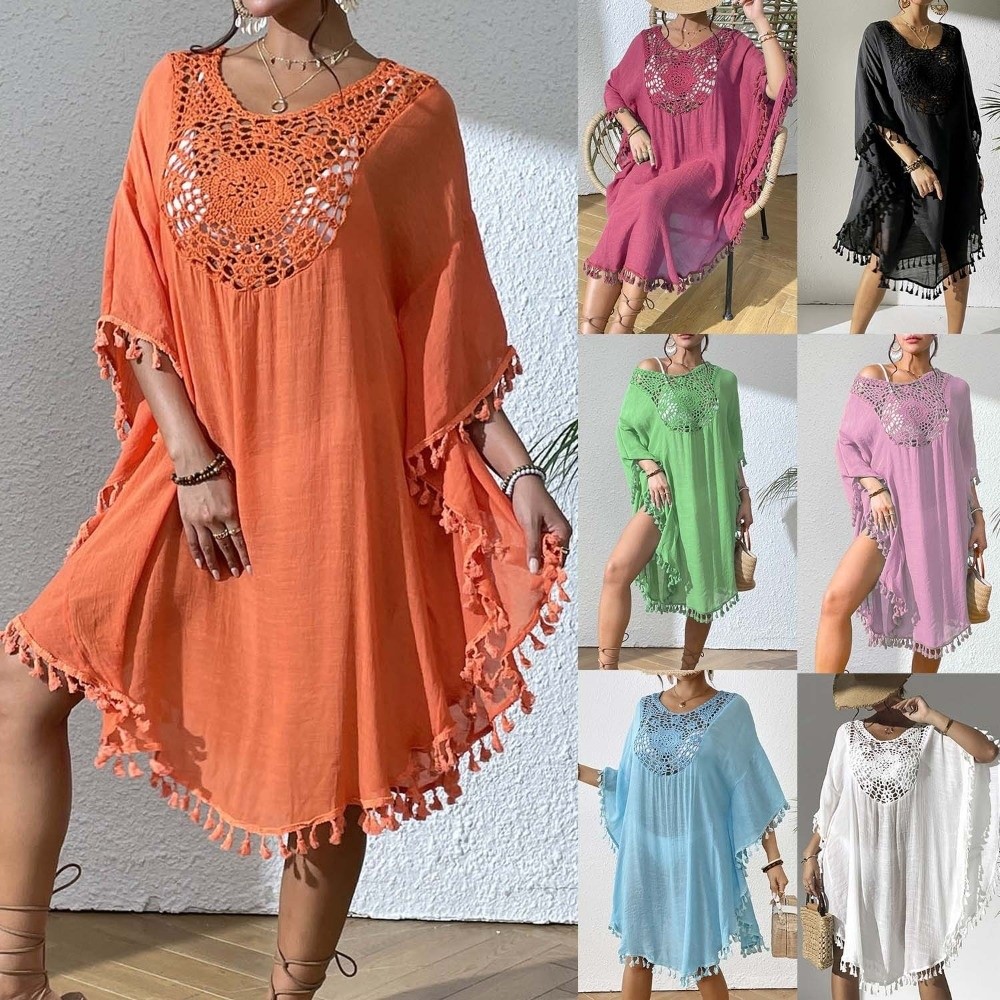 Square Neck Summer Sunscreen S - Cover Up Kaftan incelemesi ve fiyatı