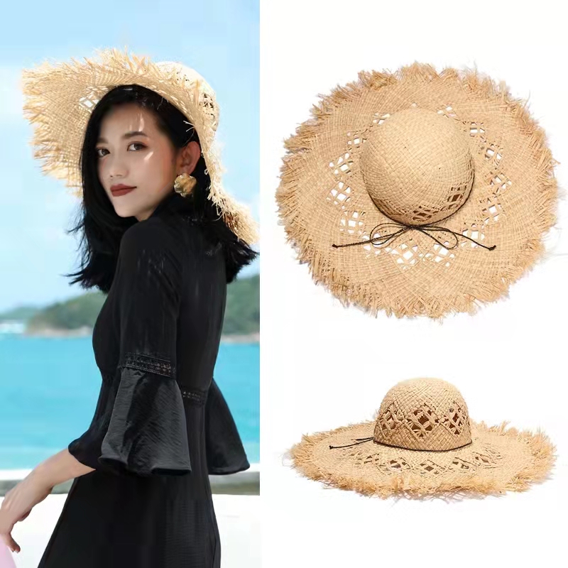 New Women Summer Natural Raffi - Hat Floppy Wide incelemesi ve fiyatı