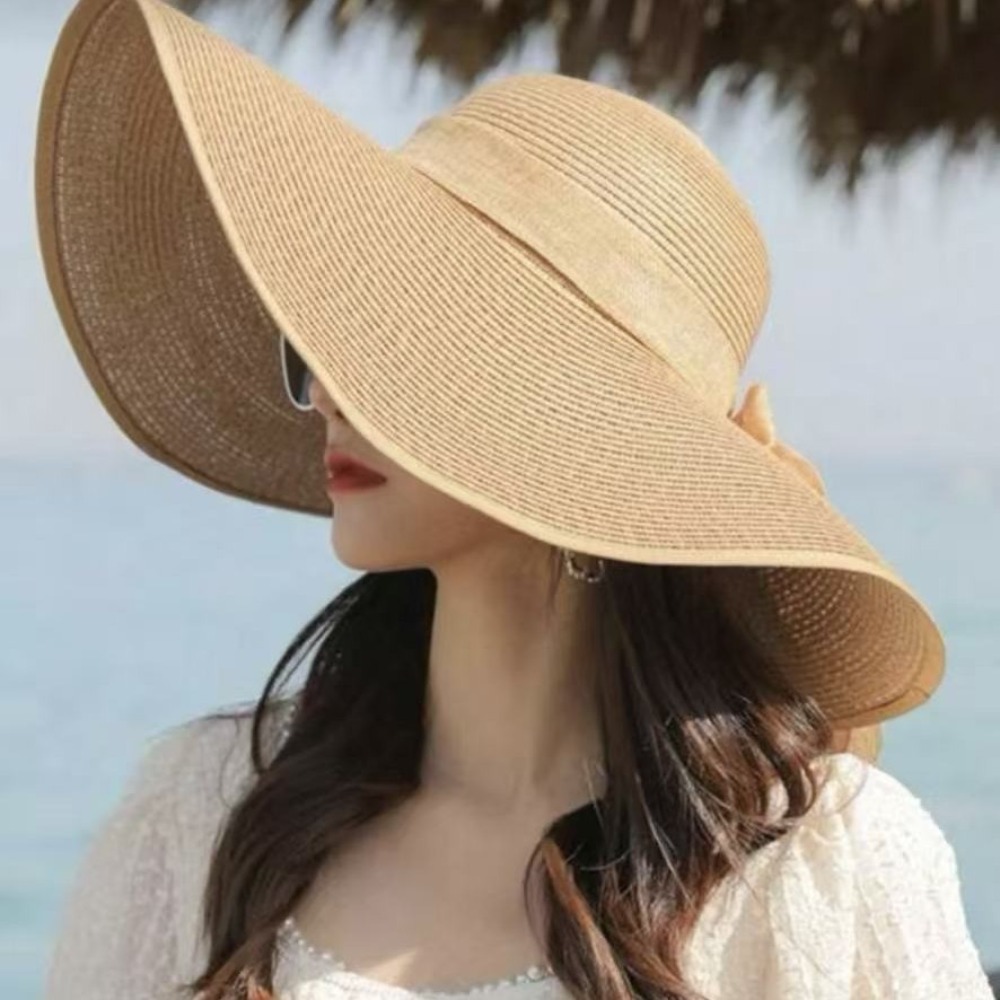 Women Summer Wide Brim Straw H - Hat Floppy Wide incelemesi ve fiyatı