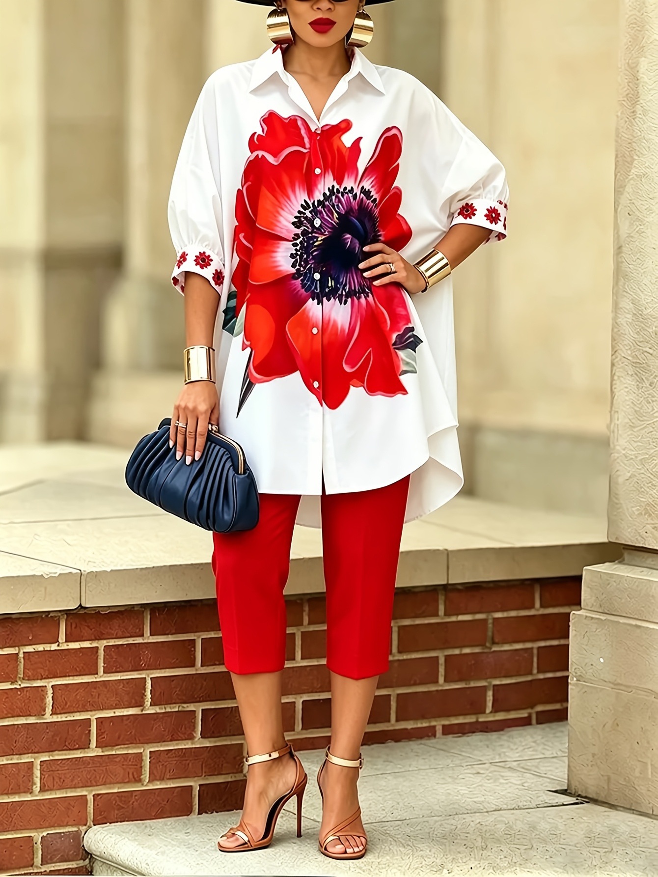 Vintage Women Floral Printed 2 - Romper Floral Print incelemesi ve fiyatı