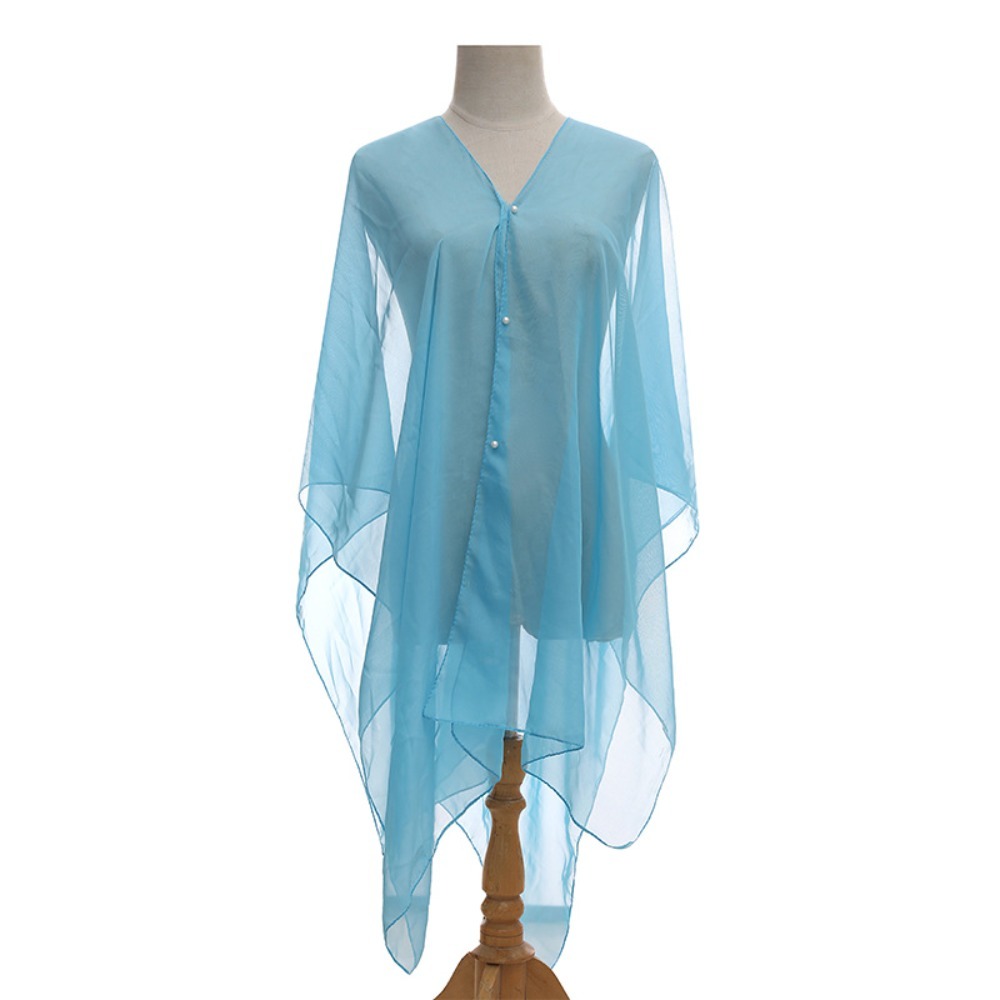 Fashion Solid color Shawl Scar - Cover Up Kaftan incelemesi ve fiyatı