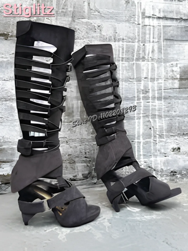 Retro Cross-tied Roman Sandals - Sandal Strappy Heeled incelemesi ve fiyatı