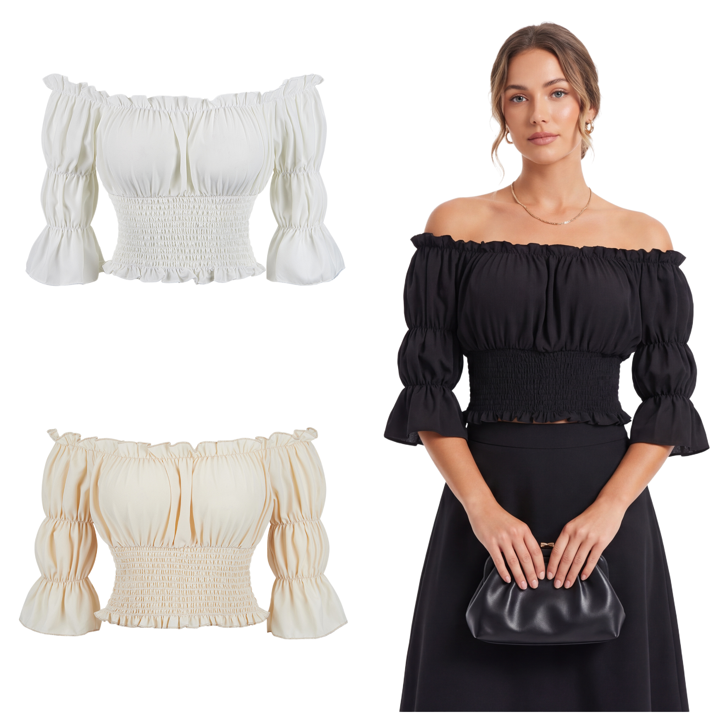 Renaissance Blouse Women Top w - Blouse Off Shoulder incelemesi ve fiyatı