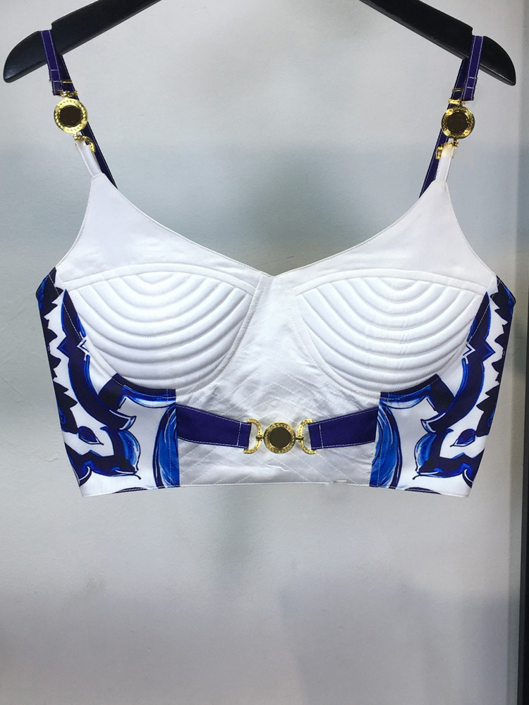 Summer Bohemain Blue And White - Romper Floral Print incelemesi ve fiyatı