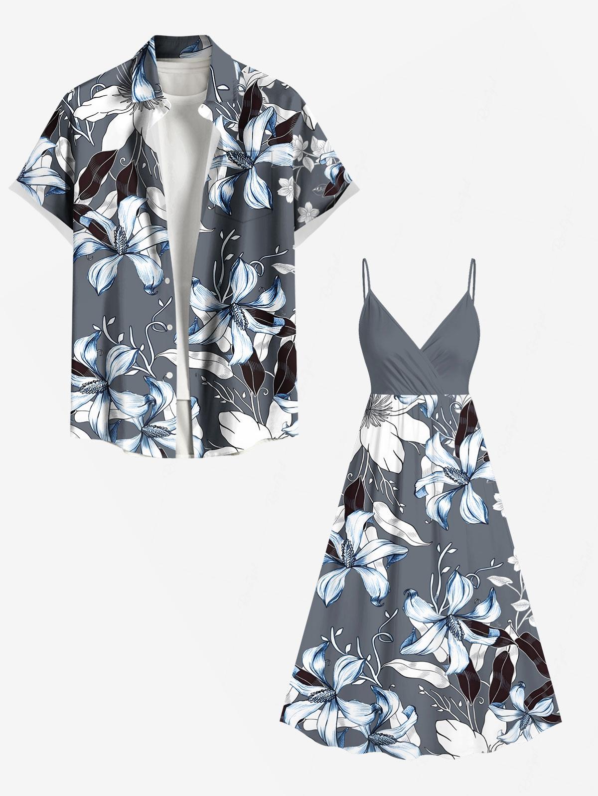 Flowers Leaf Printed Plus Size - Romper Floral Print incelemesi ve fiyatı