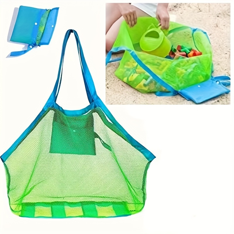 1pc Large Mesh Beach Tote Bag  - Tote Bag Beach incelemesi ve fiyatı