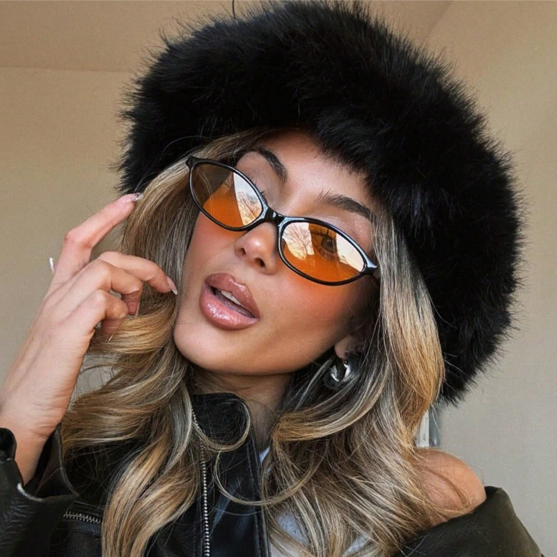 Retro Oval Frame Sunglasses Fa - Sunglasses Cat Eye incelemesi ve fiyatı