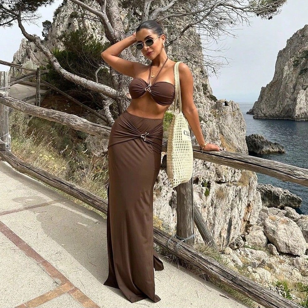 Women Sleeveless Tankini Bikin - Swimsuit Bikini Ruched incelemesi ve fiyatı