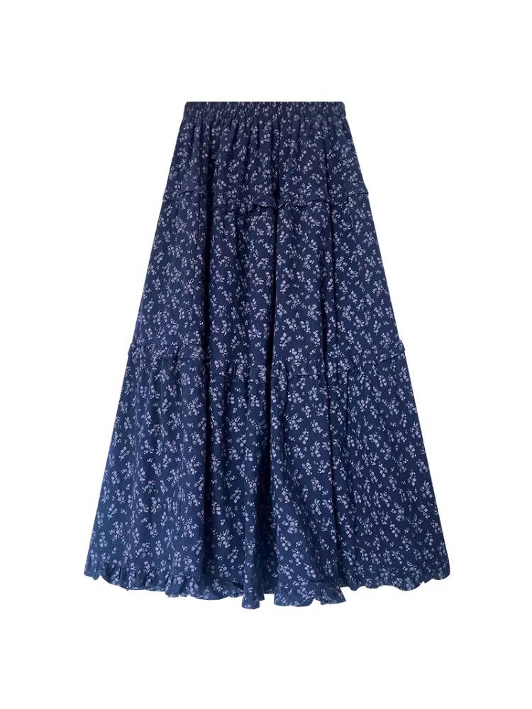 plus Size Women's High Waist F - Midi Skirt Floral incelemesi ve fiyatı