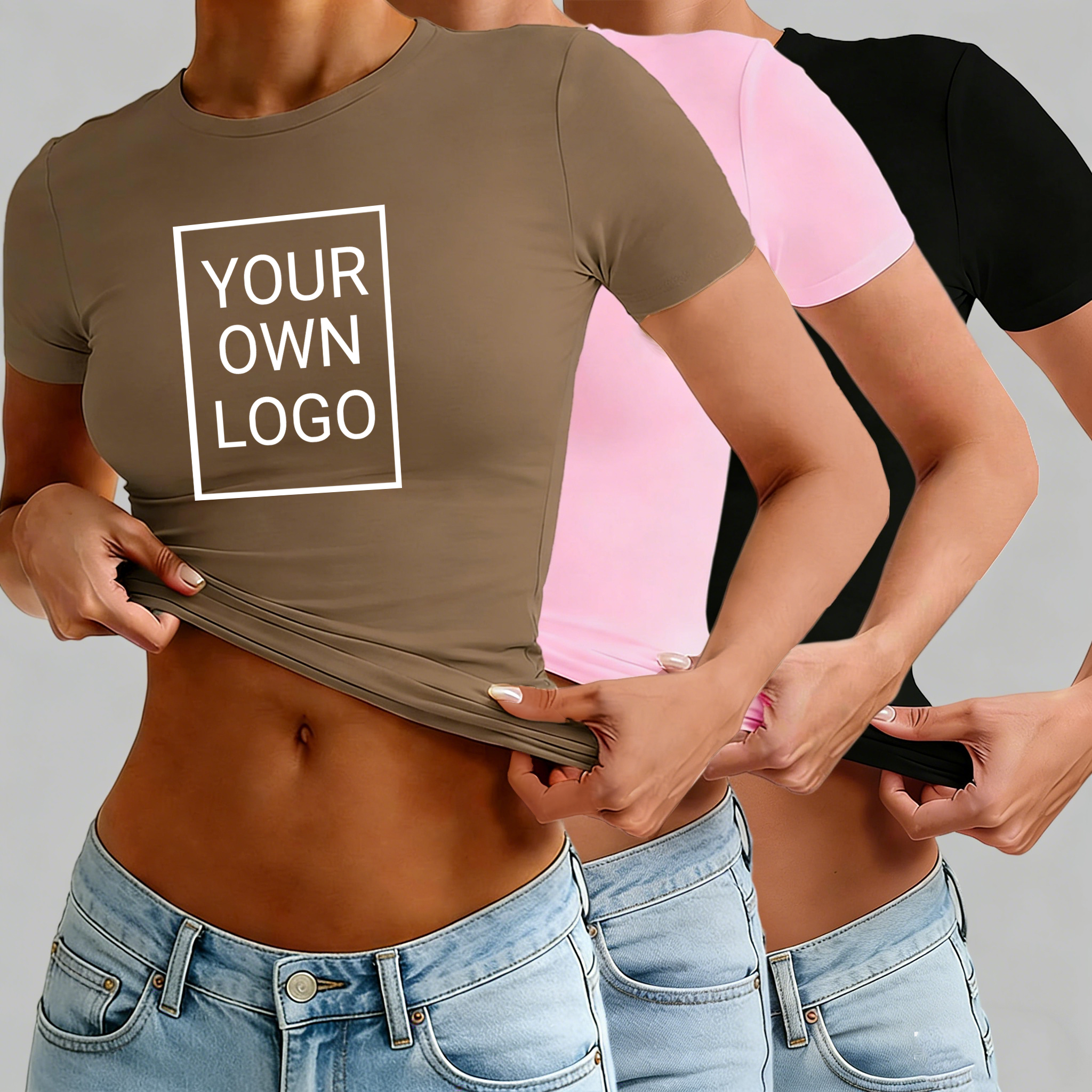 Customized Logo Pattern Womens - Crop Top Crochet incelemesi ve fiyatı